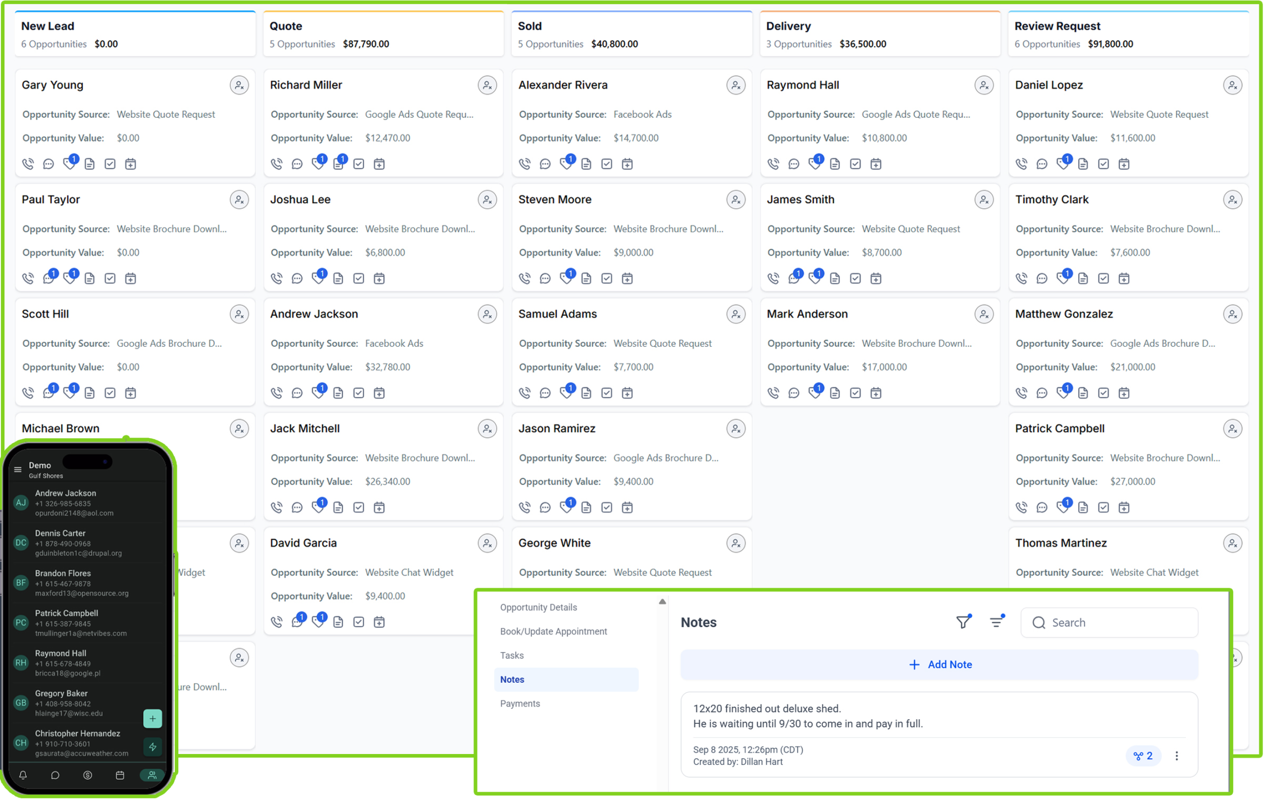 Sales Pipeline Tracking